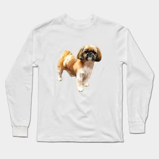 Shih Tzu Standing Long Sleeve T-Shirt